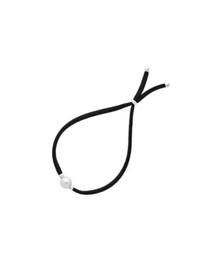 Store Majorica Adjustable Black Stretch Sifnos Bracelet With Pearl