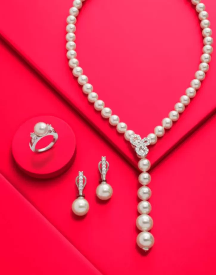 Best Sale Majorica Adjustable Necklace Carina