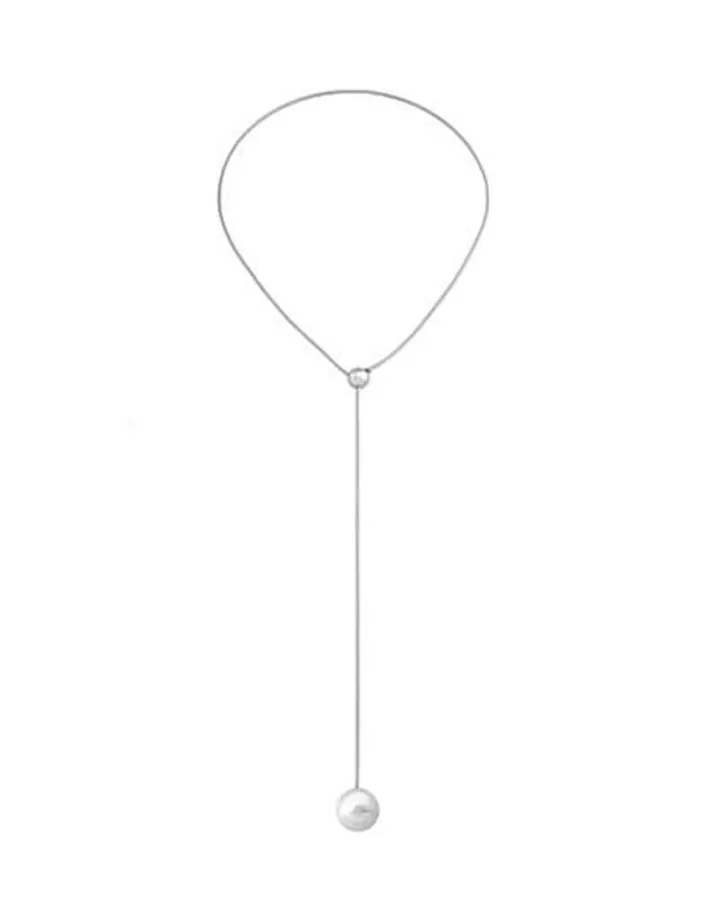 Best Sale Majorica Adjustable Steel Necklace Aura