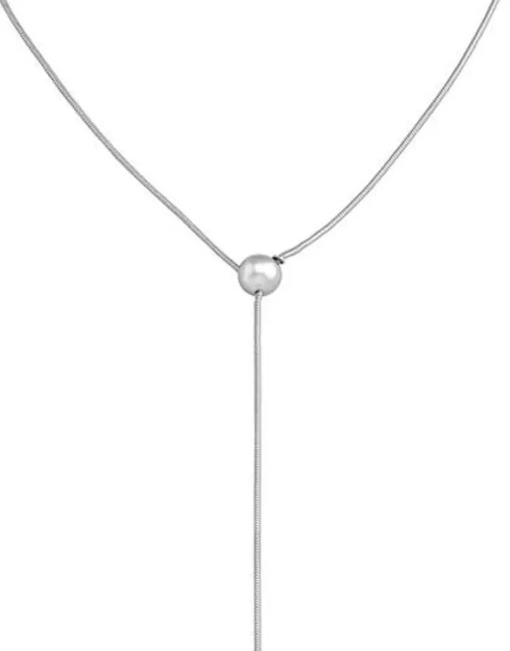 Best Sale Majorica Adjustable Steel Necklace Aura