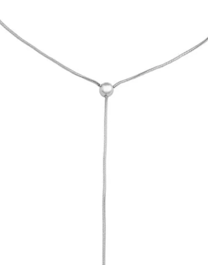 Best Sale Majorica Adjustable Steel Necklace Aura With Nuage Pearl
