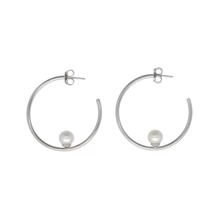 alba_silver_hoop_earrings_3.webp Online Majorica Alba Silver Hoop Earrings