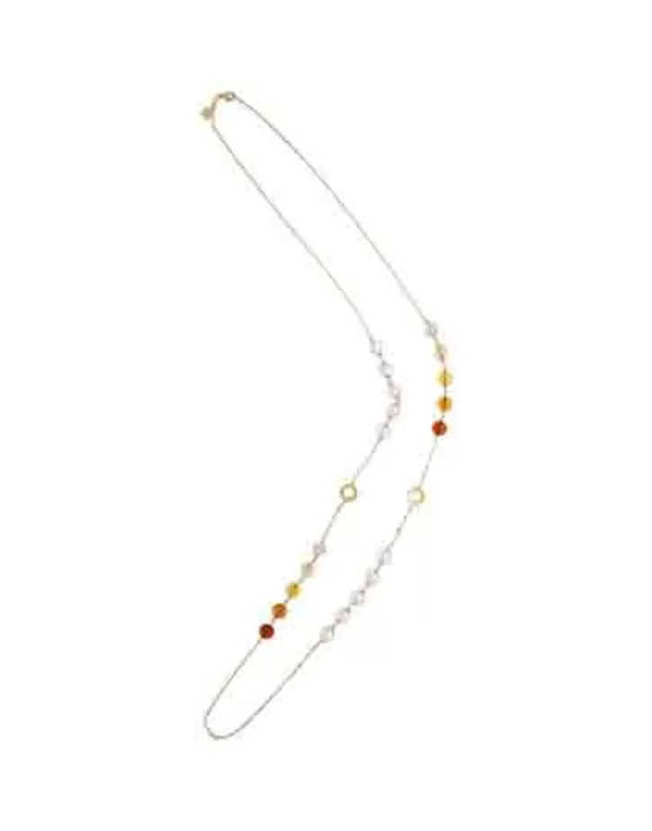 algaida_golden_long_multiposition_necklace_with_amber_murano_glass_2.webp Store Majorica Algaida Golden Long Multiposition Necklace With Amber Murano Glass
