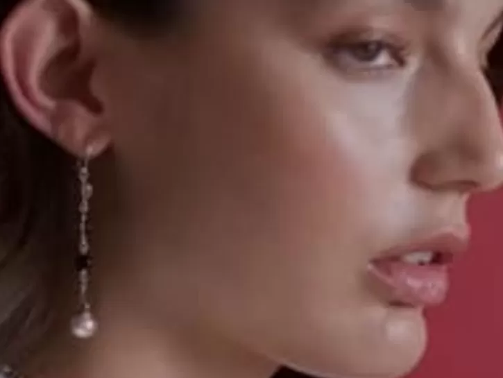 Cheap Majorica Algaida Long Fish Wire Earrings, Silver And Black