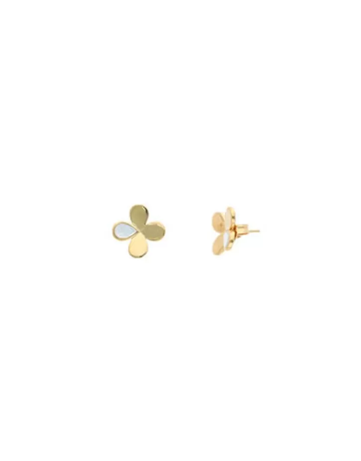 Store Majorica Ayanti Flower Earrings With Mother-Of-Pearl