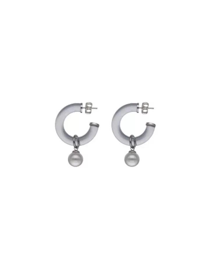 Cheap Majorica Ayla Silver Earrings In High-Resistance Glass