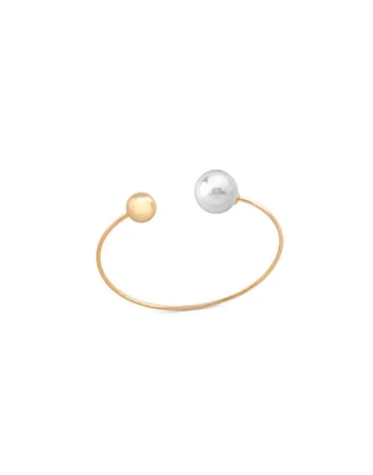 Cheap Majorica Bracelet Aura Gold Plated