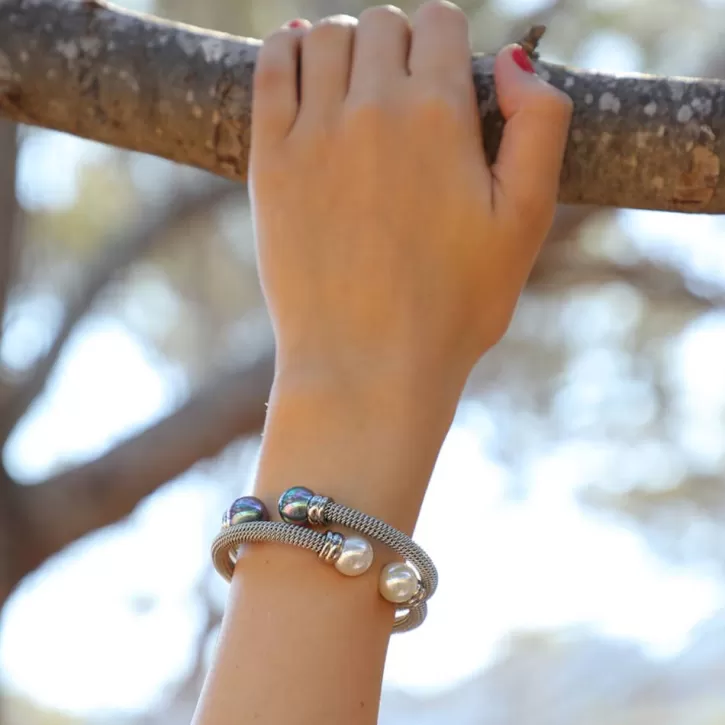 bracelet_tender_gray_pearl_5.webp Discount Majorica Bracelet Tender Gray Pearl