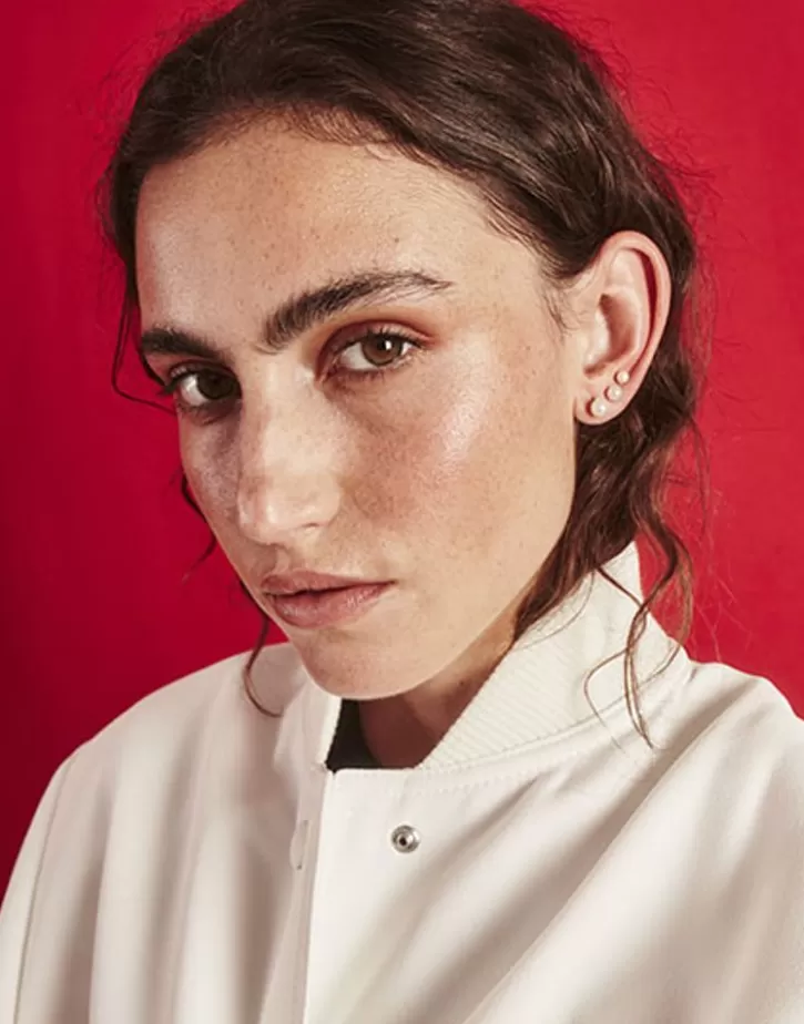 Clearance Majorica Cos Collection Gold Plated Earring With 4Mm Round White Pearl