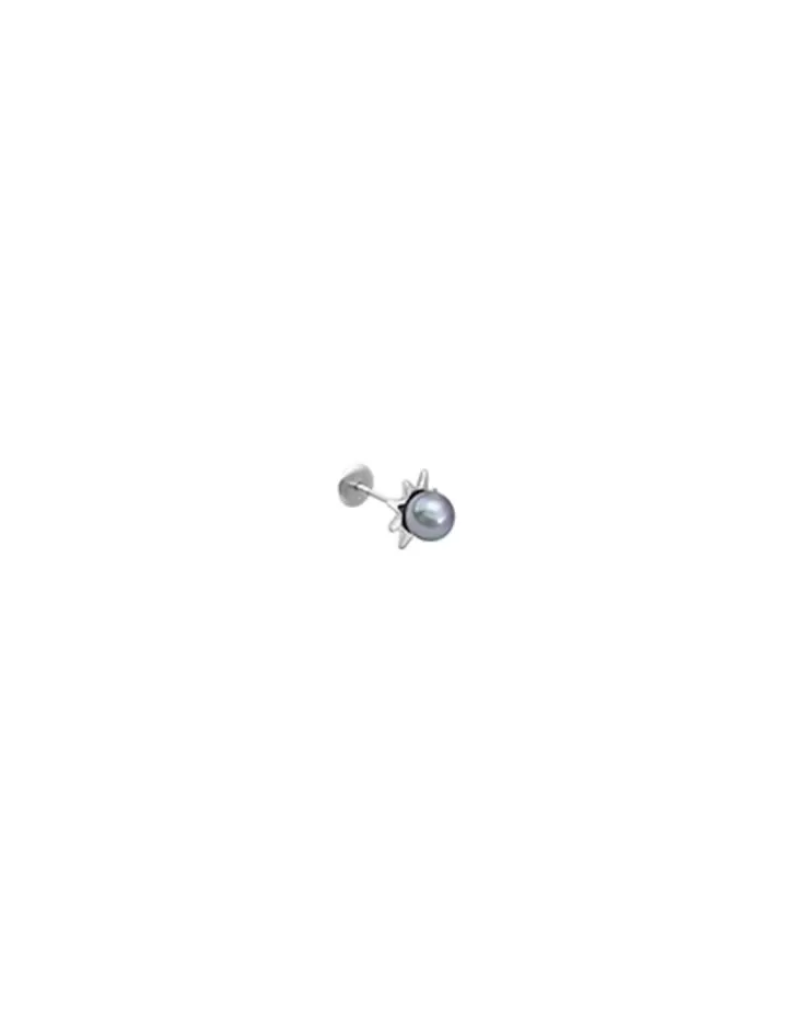 Discount Majorica Cos Collection Sun Earring With 4Mm Gray Pearl