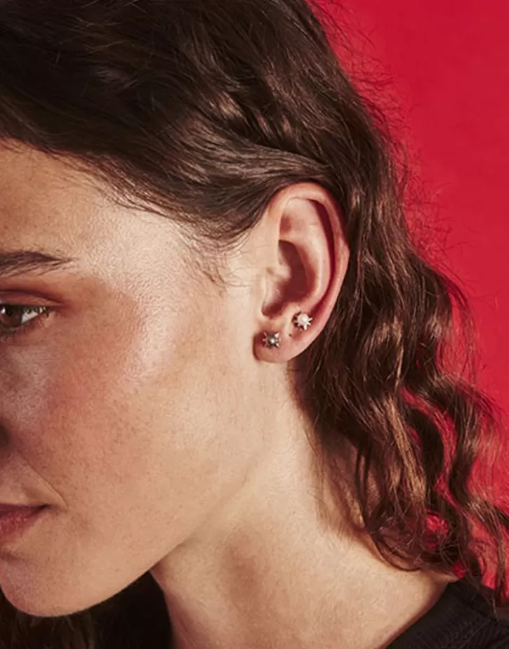 Discount Majorica Cos Collection Sun Earring With 4Mm Gray Pearl