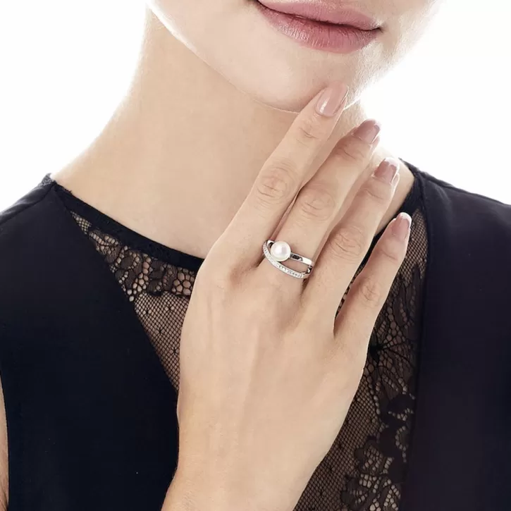 Flash Sale Majorica Cross Ring Exquisite