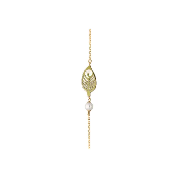 Discount Majorica Dafne Bracelet With Mother-Of-Pearl Leaf