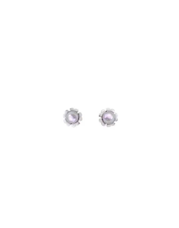Cheap Majorica Earrings Cies Silver With 4Mm Nuage Pearl