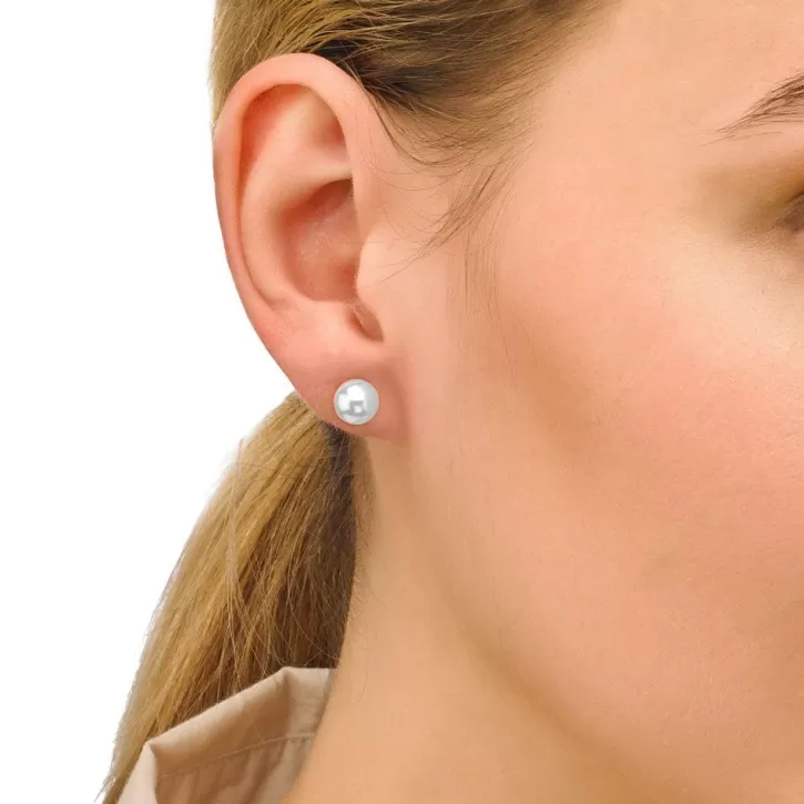 earrings_lyra_silver_with_7mm_white_pearl_1.webp New Majorica Earrings Lyra Silver With 7Mm White Pearl