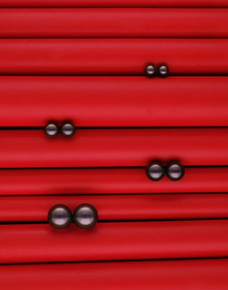 Store Majorica Earrings Lyra Silver With 8Mm Tahiti Pearl