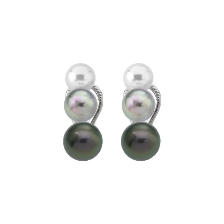 Online Majorica Earrings Nuit Multicolored Pearls