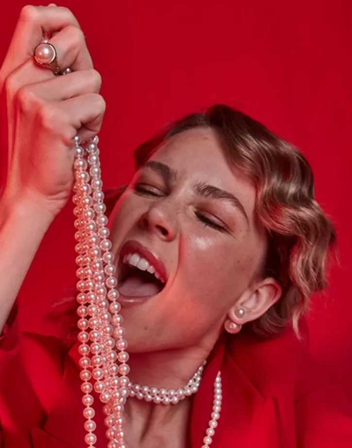 New Majorica Earrings Polar Silver With 8 And 16Mm White Pearls