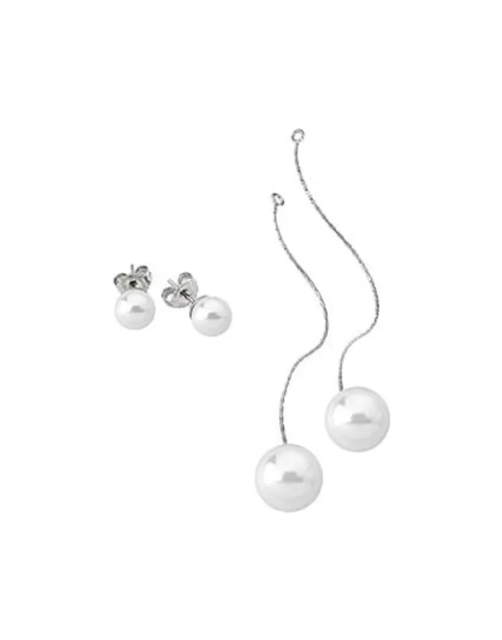 earrings_rosa_with_8_and_10mm_white_pearls_3.webp Clearance Majorica Earrings Rosa With 8 And 10Mm White Pearls