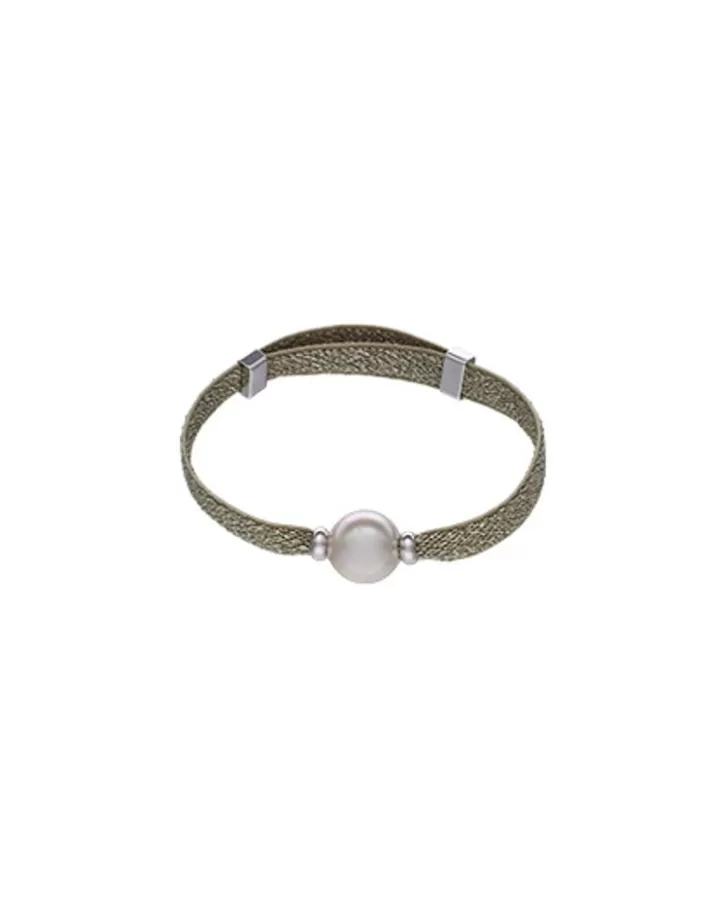 Online Majorica Elastica Circa Bracelet Green