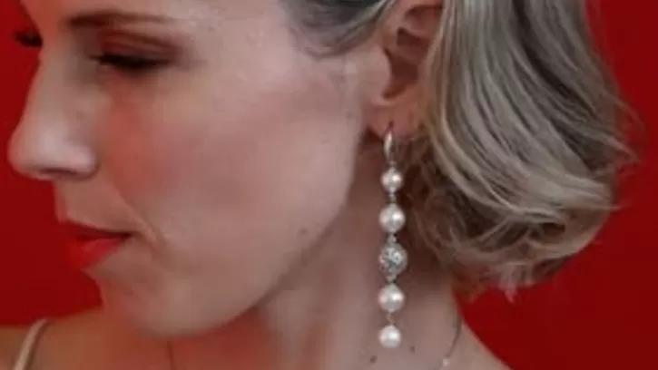 Clearance Majorica Eternal Earrings With Round Pearls And Cutwork Ball In Silver