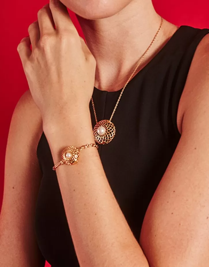 New Majorica Etna Chain Bracelet