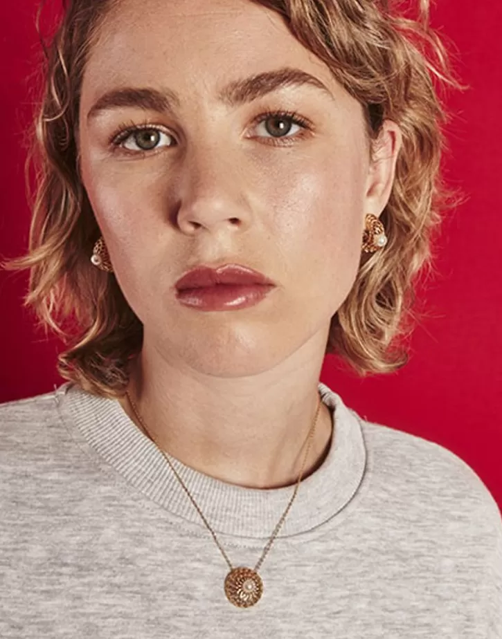 etna_necklace_in_goldplated_silver_and_round_pearl_37cm_4.webp Outlet Majorica Etna Necklace In Gold-Plated Silver And Round Pearl 37Cm