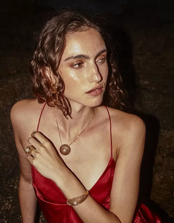 etna_necklace_in_goldplated_silver_and_round_pearl_42cm_6.webp Best Majorica Etna Necklace In Gold-Plated Silver And Round Pearl 42Cm