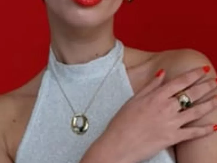 Outlet Majorica Gold Feme Ring With White Pearl And Green Agate