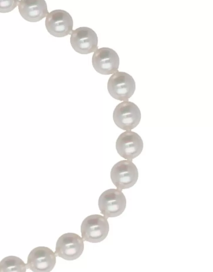Discount Majorica Gold Plated Bracelet Lyra 6Mm White Pearls