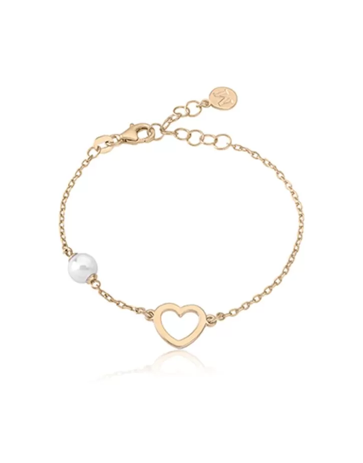 Cheap Majorica Gold Plated Bracelet Pure Love