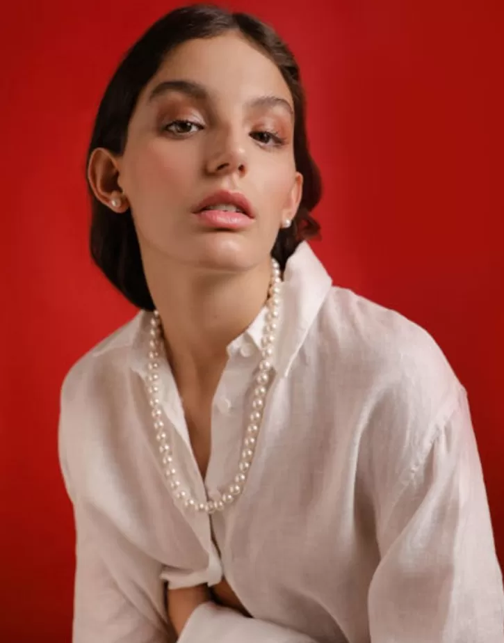 golden_silver_necklace_lyra_10mm_60cm_2.webp Fashion Majorica Golden Silver Necklace Lyra 10Mm 60Cm