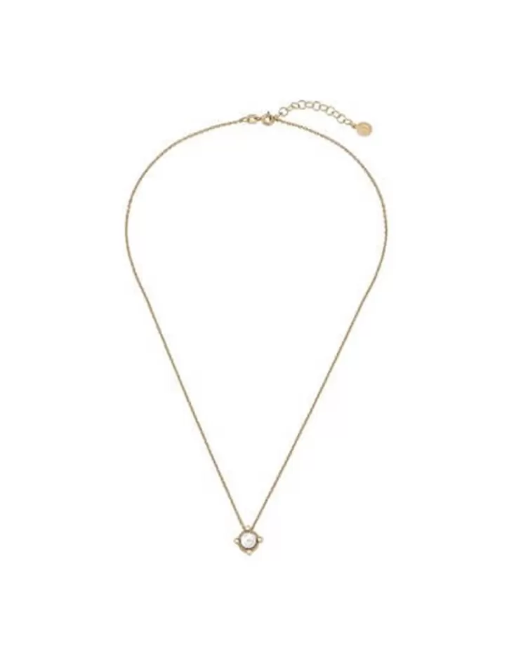 New Majorica Golden Silver Pendant Cies 6Mm Pearl