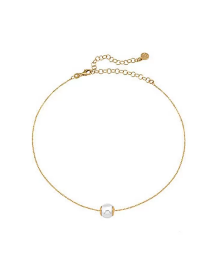 Shop Majorica Golden Silver Pendant Nuada 10Mm