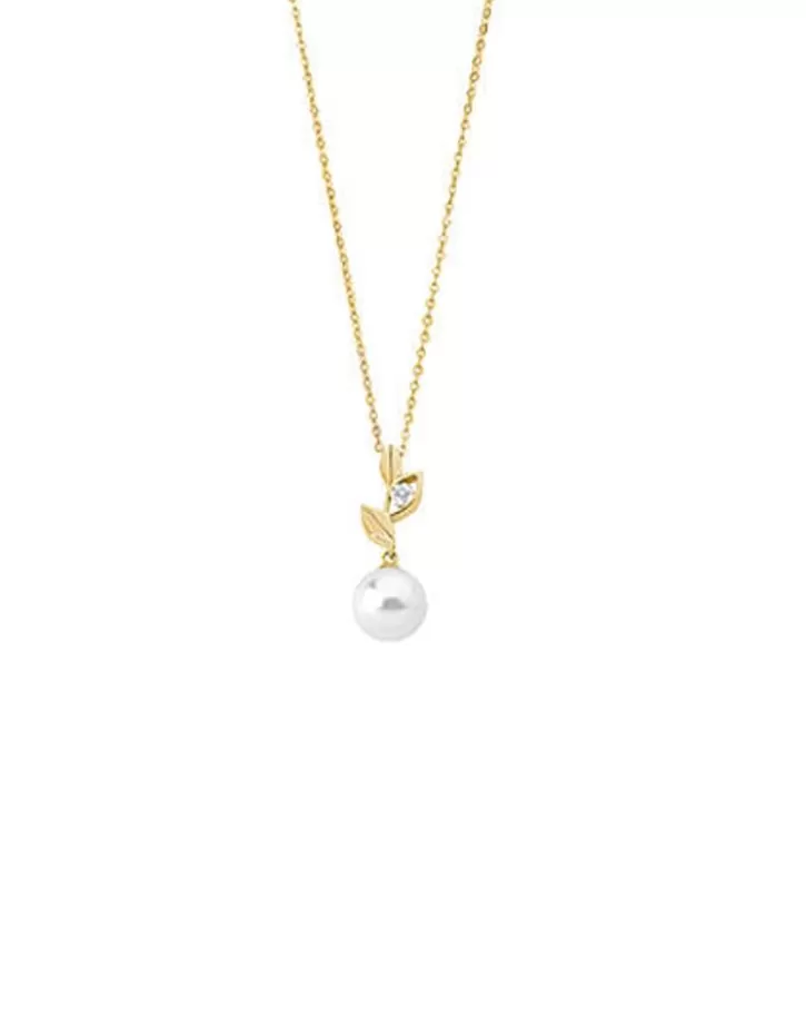 Shop Majorica Golden Silver Pendant Selene