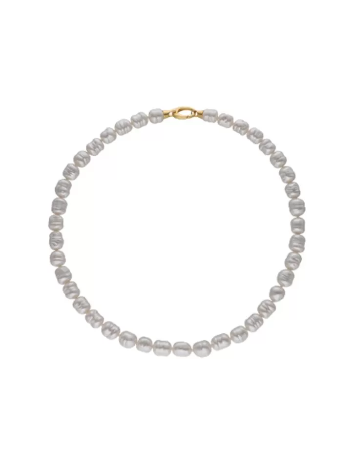 Clearance Majorica Gold-Plated Necklace Agora