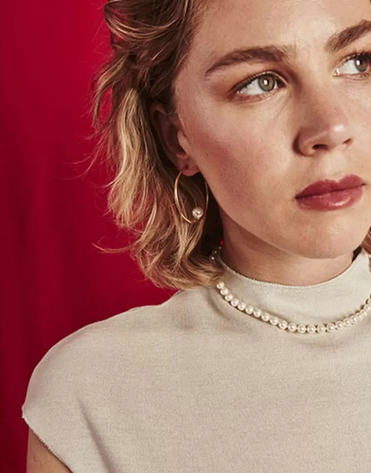 Store Majorica Gold-Plated Silver Necklace Ballet 8 Mm