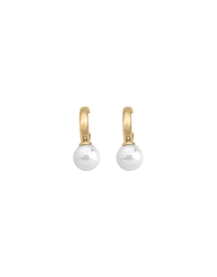 hoop_earrings_chara_gold_plated_with_white_pearl_2.webp New Majorica Hoop Earrings Chara Gold Plated With White Pearl