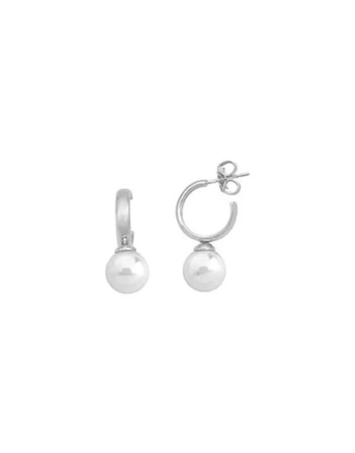 hoop_earrings_chara_in_silver_with_white_pearl_2.webp Hot Majorica Hoop Earrings Chara In Silver With White Pearl