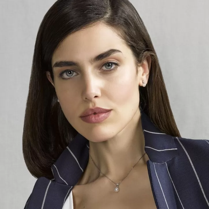 Cheap Majorica Kuma White Pearl And Zirconia Pendant