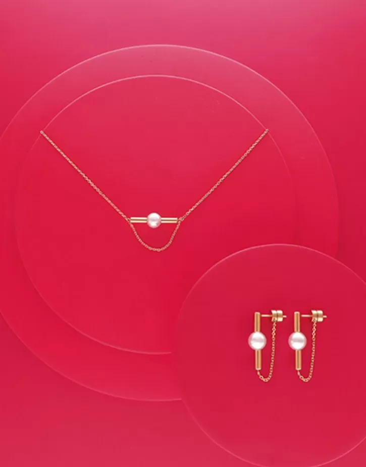 lagom_long_earrings_in_steel_and_white_pearl_3.webp Cheap Majorica Lagom Long Earrings In Steel And White Pearl