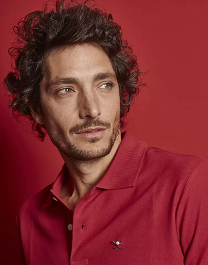 Hot Majorica Le Club Golf Broach In Steel With A White Half Pearl