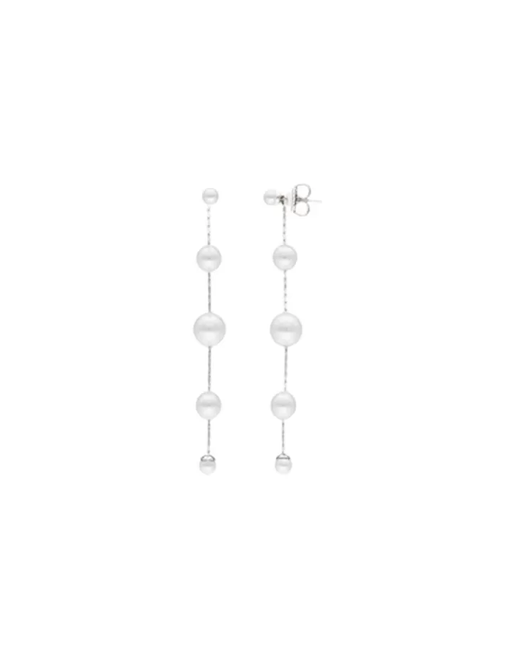 Best Majorica Long Dangle Earrings With Round Pearls