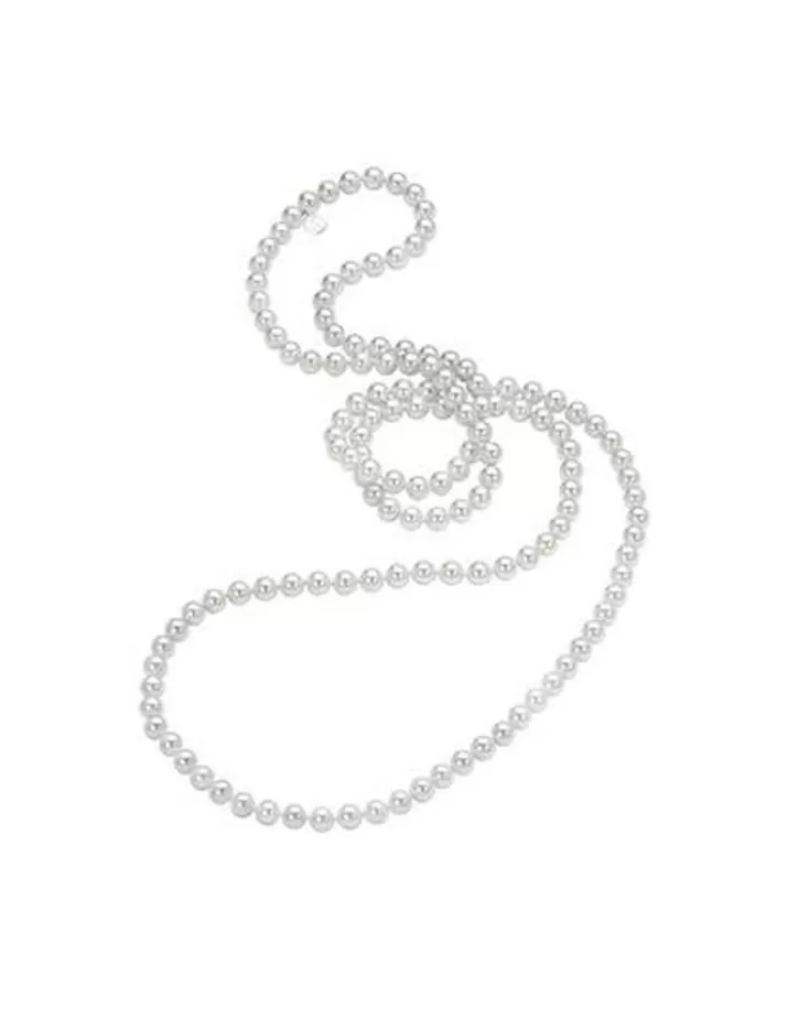 Discount Majorica Long Necklace Jour With 10Mm White Pearls 120Cm