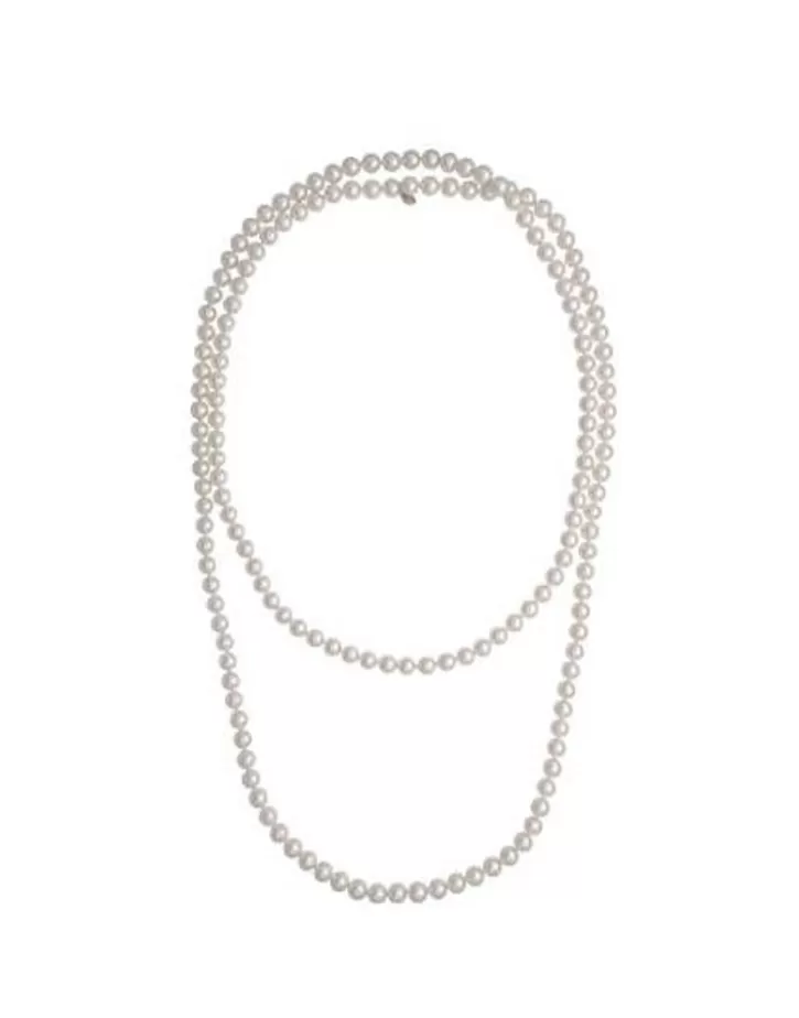 Cheap Majorica Long Necklace Jour With 8Mm White Pearls 150Cm
