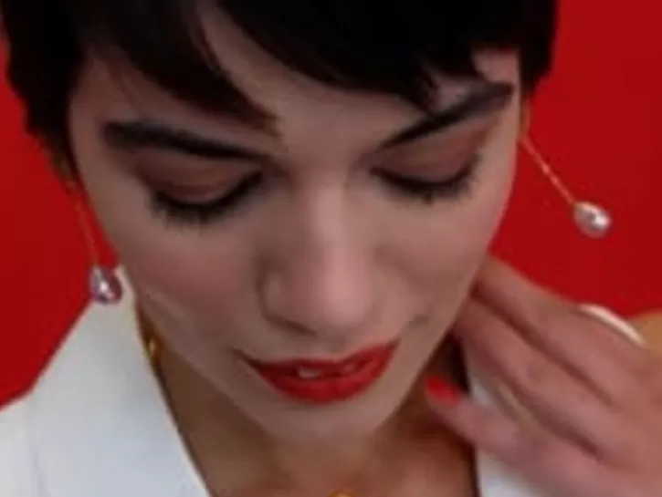 Cheap Majorica Luar Chain Necklace With Ruby Red Gradient Baroque Pearl