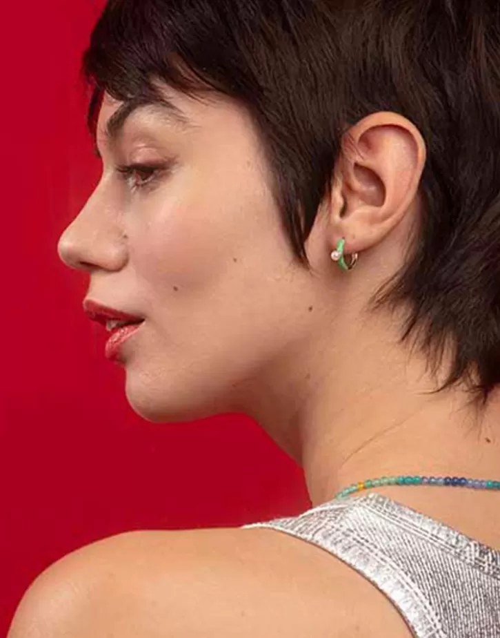 mini_4_mm_color_pop_pearl_turquoise_hoop_earrings_3.webp Sale Majorica Mini 4 Mm Color Pop Pearl Turquoise Hoop Earrings