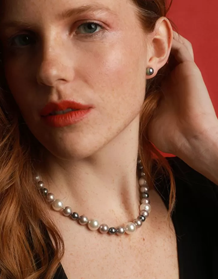 Fashion Majorica Multicolour Estela Pearl Necklace 36Cm