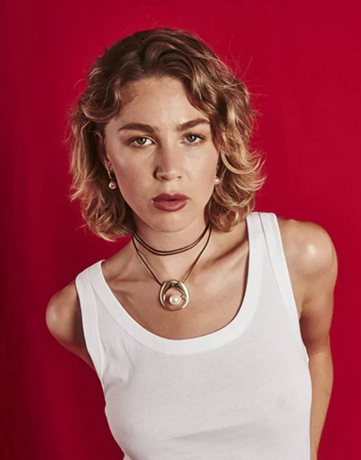 Shop Majorica Petra Cord Necklace In Gold Steel And Coffee Silk