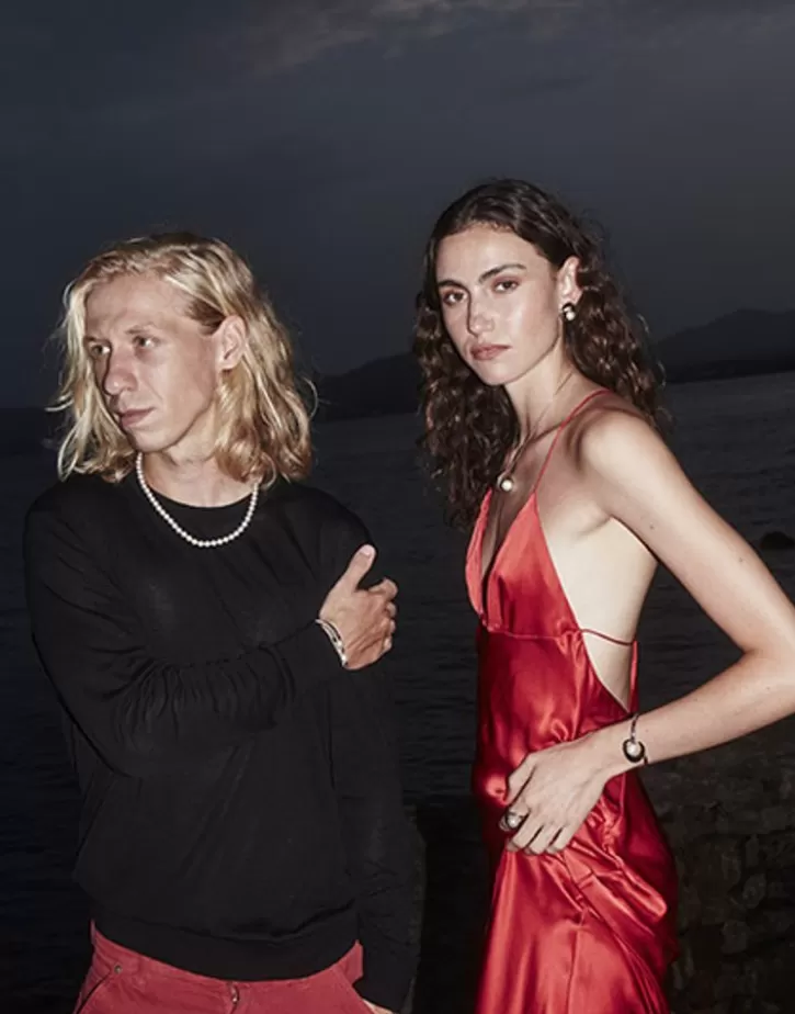 petra_earrings_in_steel_with_a_white_pearl_3.webp Online Majorica Petra Earrings In Steel With A White Pearl